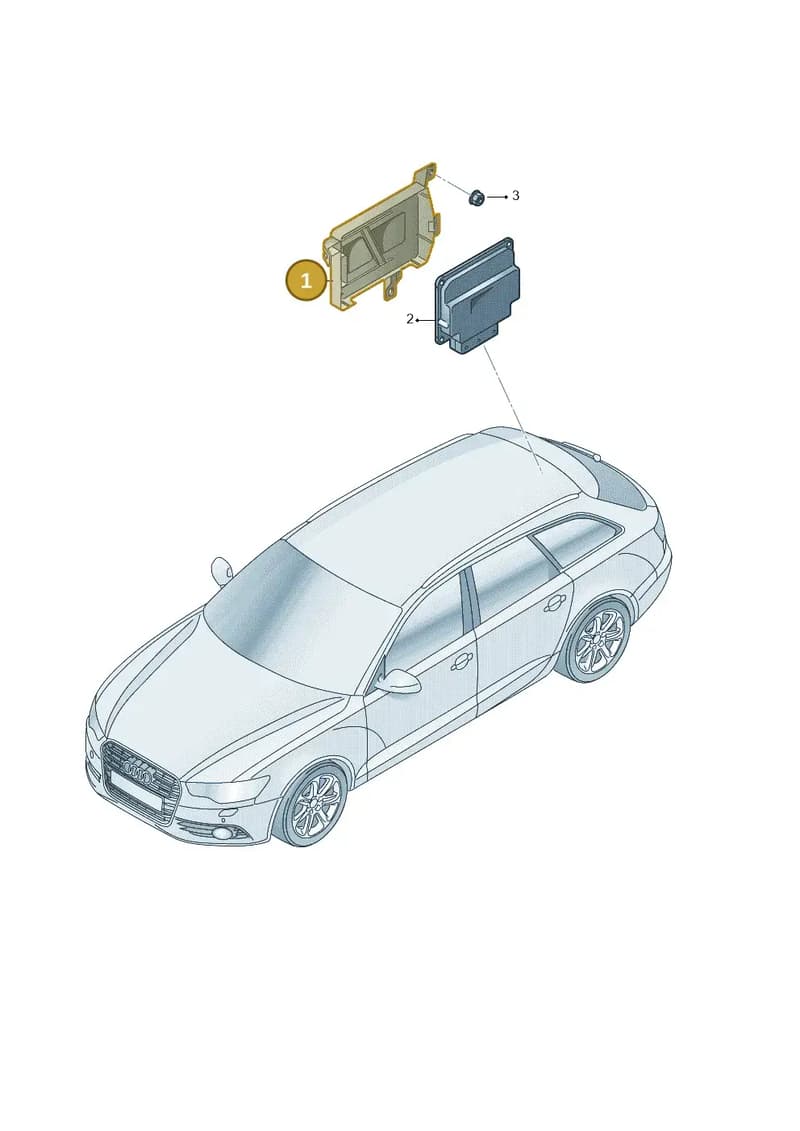 4G0907713 — Audi RS6 Avant (2013-2018) diagram 758907250, position 1