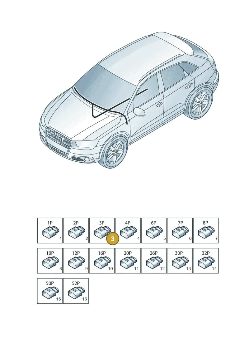 4G0919321 — Audi Q3 1.4 (2016-) diagram 728971820, position 3