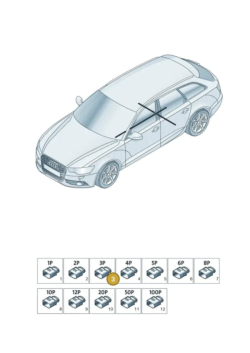 4G0919321A — Audi RS6 Avant (2013-2018) diagram 758971820, position 3