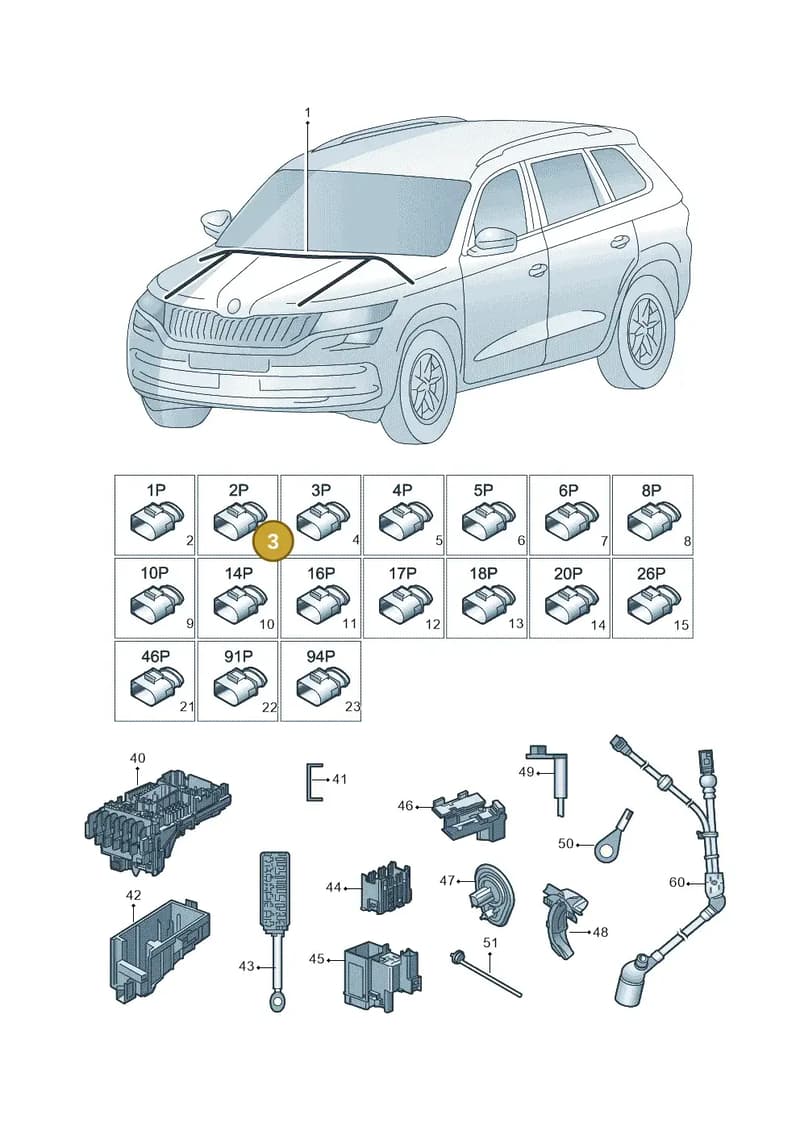 4G0919321 — Skoda Kodiaq (2018-2022) diagram 804971080, position 3