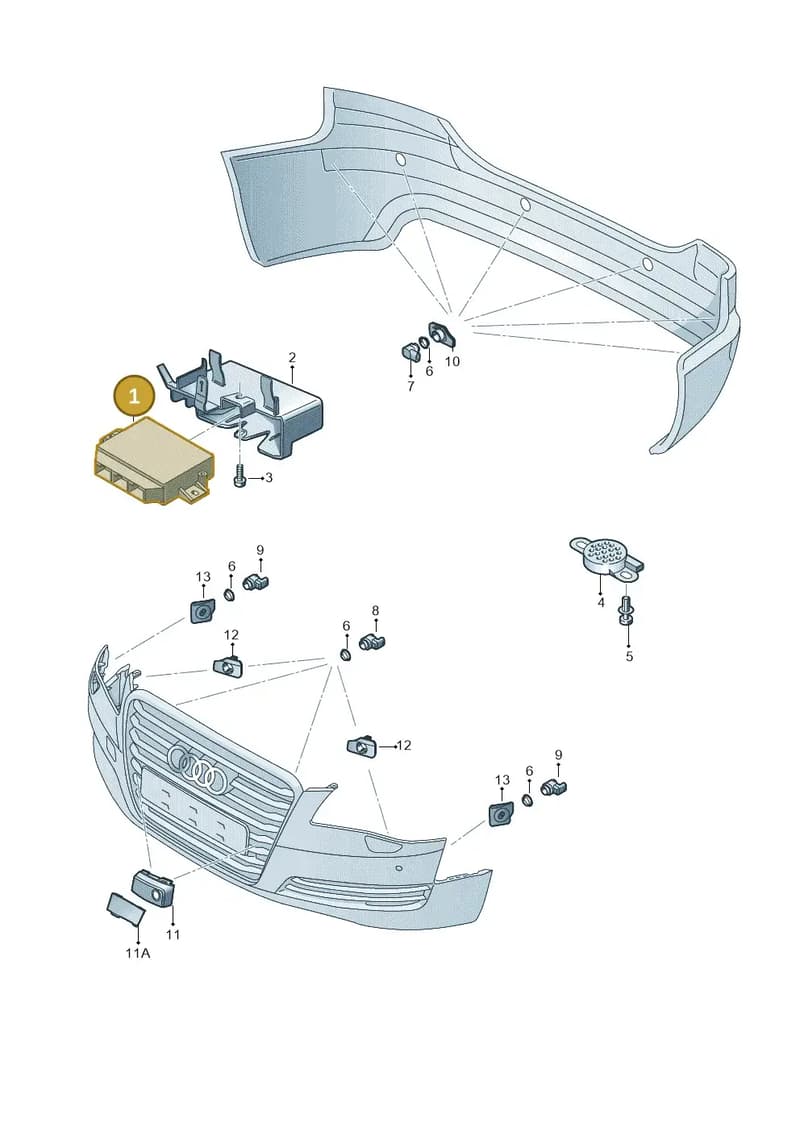 4G0919475L — Audi A8 (2013-2018) diagram 771919200, position 1