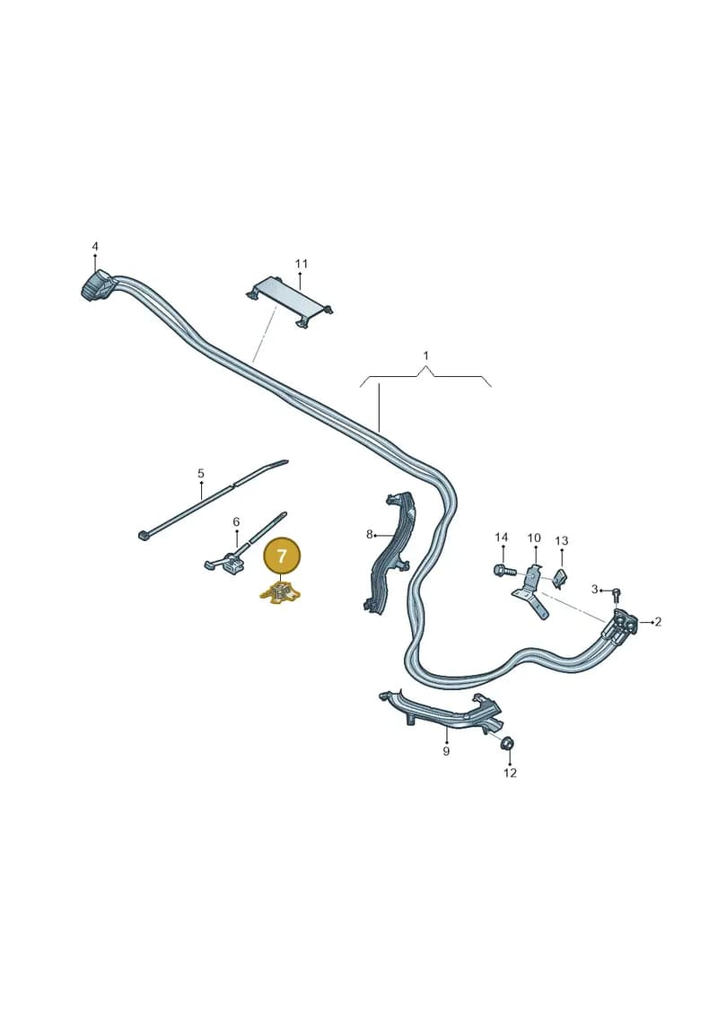 4G0971838 — Audi Q8 e-tron (2018-2025) diagram 586970200, position 7