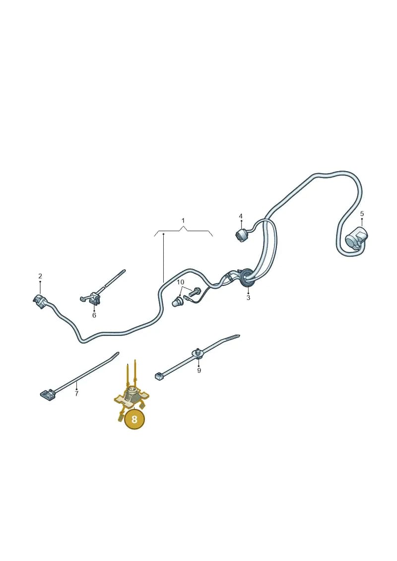 4G0971838 — Audi A8 (2017-2025) diagram 838972550, position 8