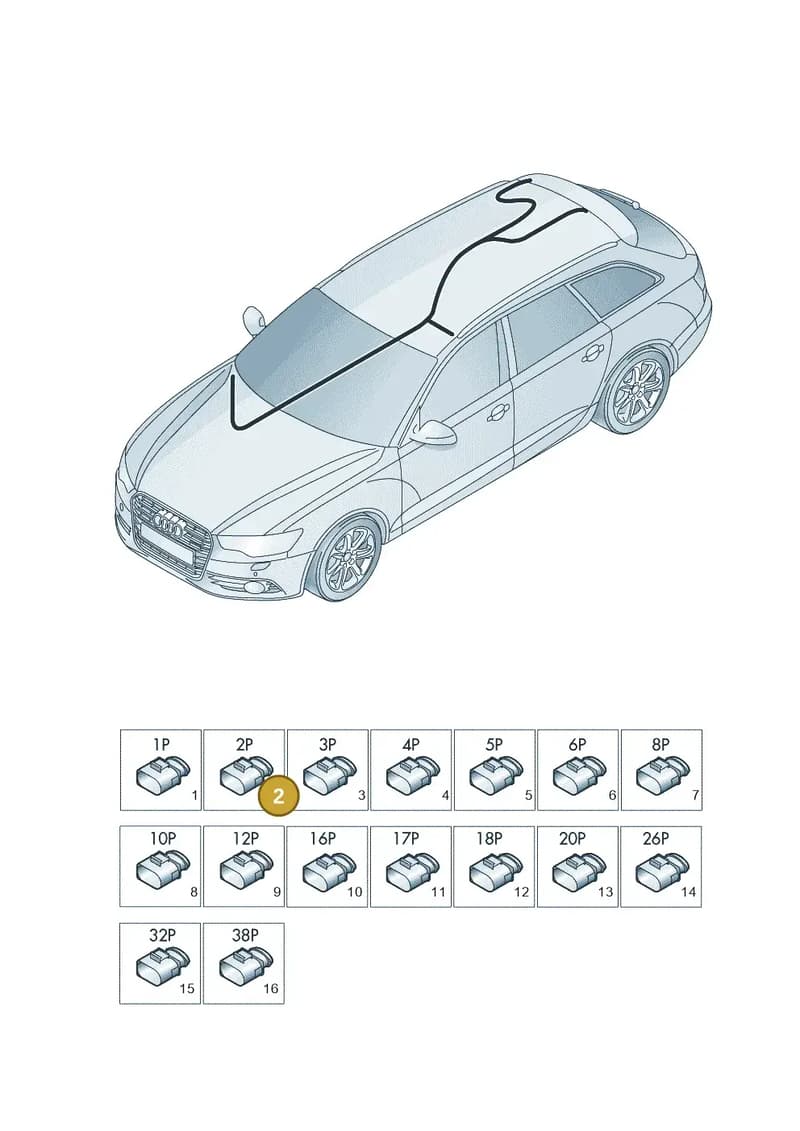 4G0972562A — Audi RS6 Avant (2013-2018) diagram 758971840, position 2