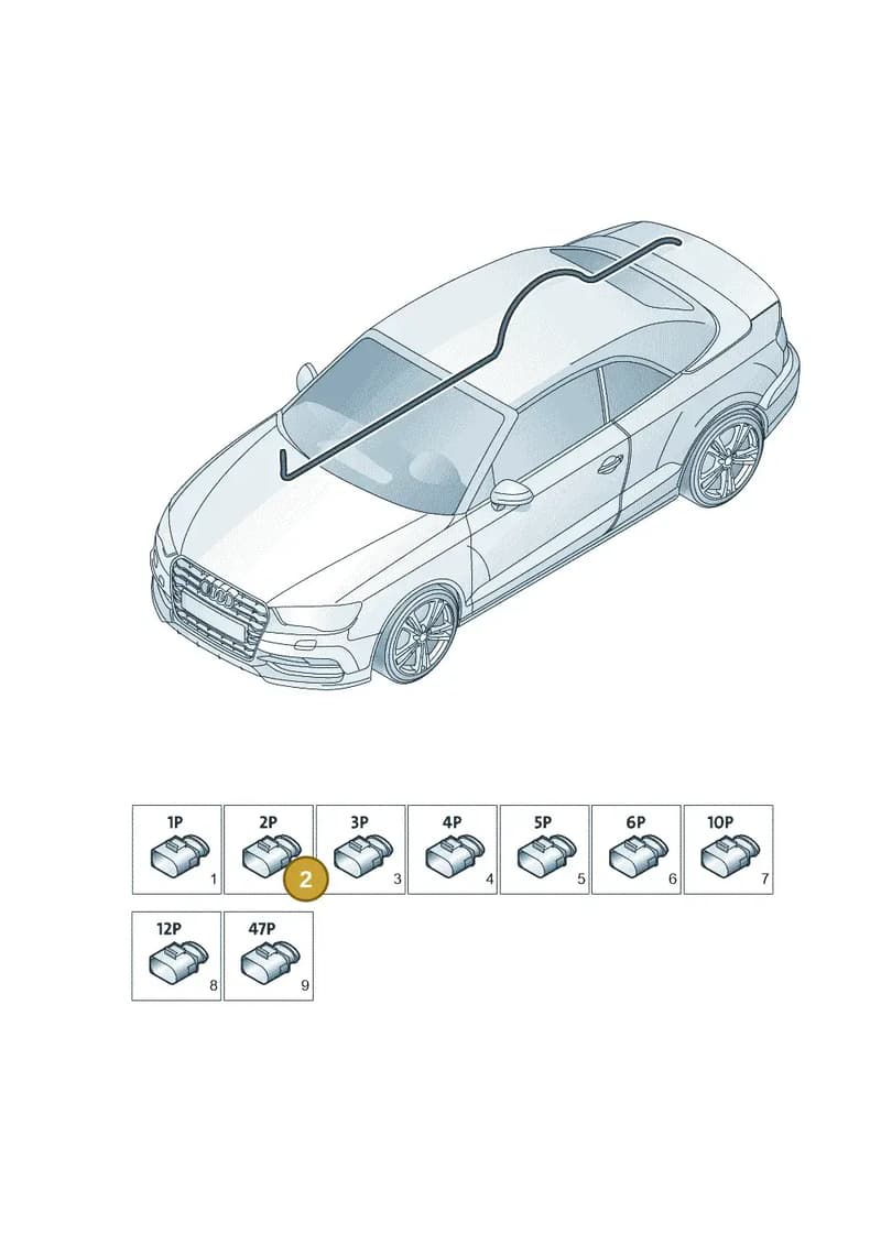 4G0972562A — Audi A3 Cab. 1.4 (2013-2016) diagram 778971830, position 2