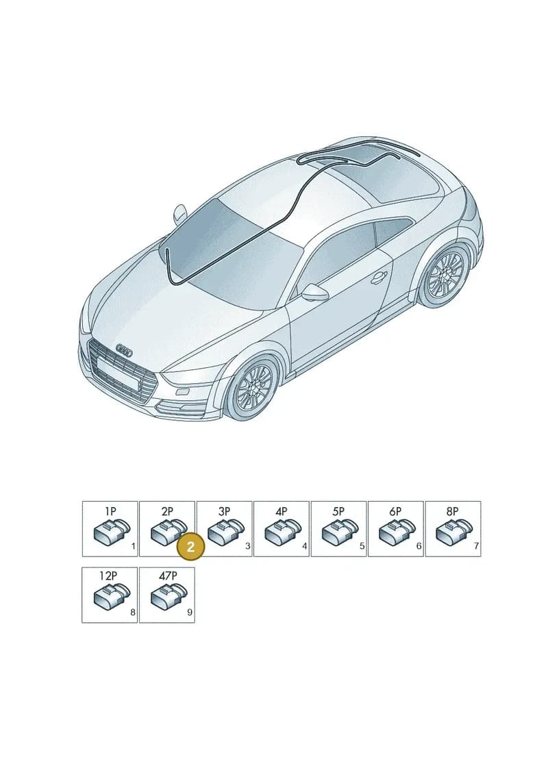 4G0972562A — Audi TTS (2014-2023) diagram 850971830, position 2