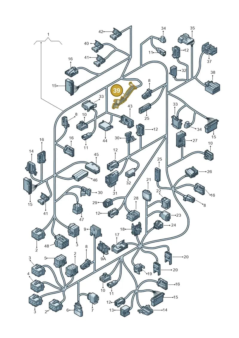 4G0972723 — Audi RS6 Avant (2013-2018) diagram 711971900, position 39