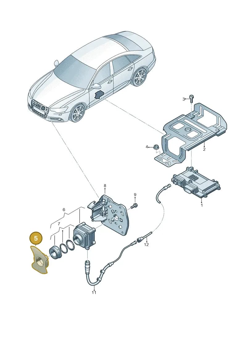 4G0980295B — Audi A6 (2014-2018) diagram 798907400, position 5