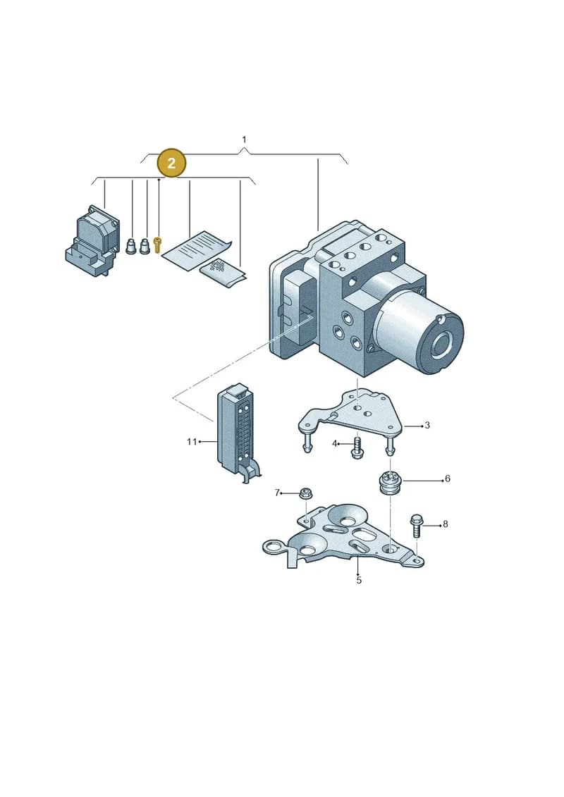 4G0998375AC — Audi A7 Sportback (2014-2018) diagram 788614100, position 2