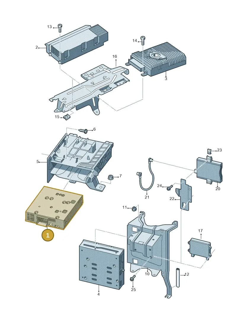 4G1035053E — Audi Q7 qu. 3.0 TDI (2009-2015) diagram 675035400, position 1