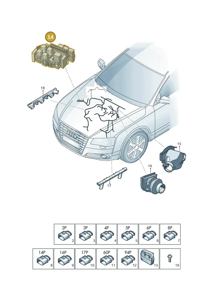 4G1937503B — Audi A7 Sportback (2014-2018) diagram 788971150, position 14