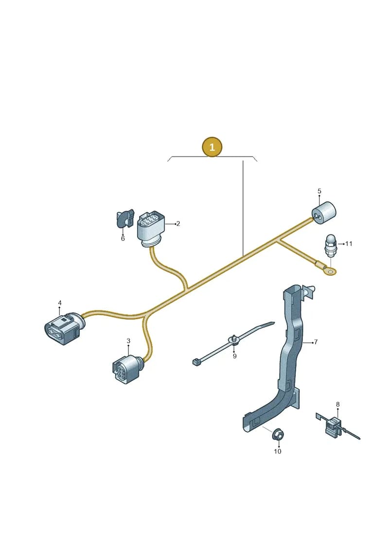 4G1971111C — Audi A7 Sportback (2014-2018) diagram 758972800, position 1