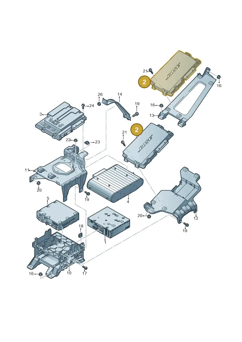 4G2035223A — Audi RS6 Avant (2013-2018) diagram 758035400, position 2