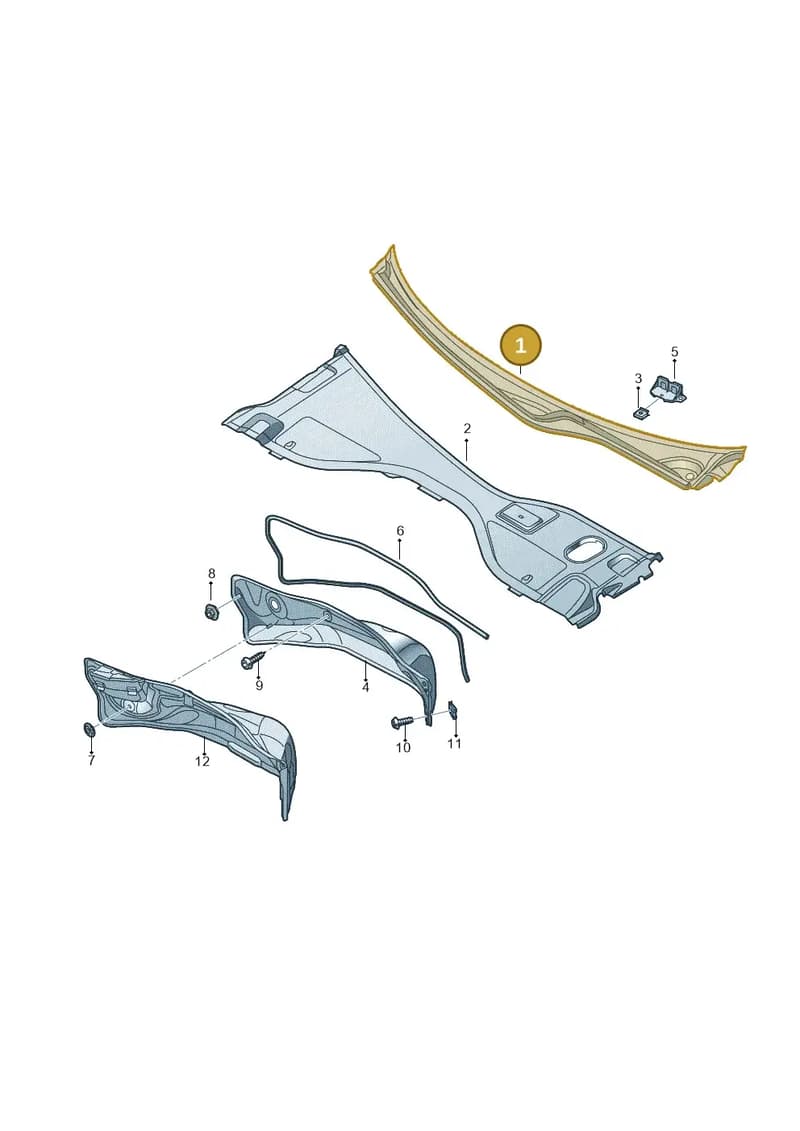4G2819403B9B9 — Audi A6 (2014-2018) diagram 758819000, position 1