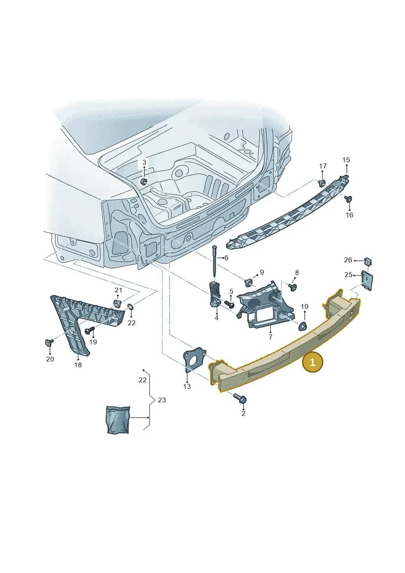 4G5807309A — Audi A6 2.0 tdi (2010-2015) diagram 717807510, position 1