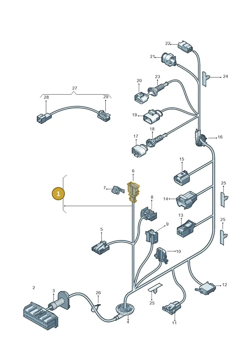 4G5971030DF — Audi A6 Avant (2012-2018) diagram 717972350, position 1
