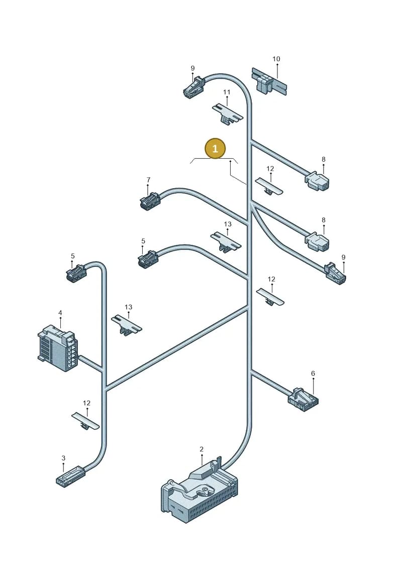 4G5971036S — Audi A6 (2014-2018) diagram 711972420, position 1