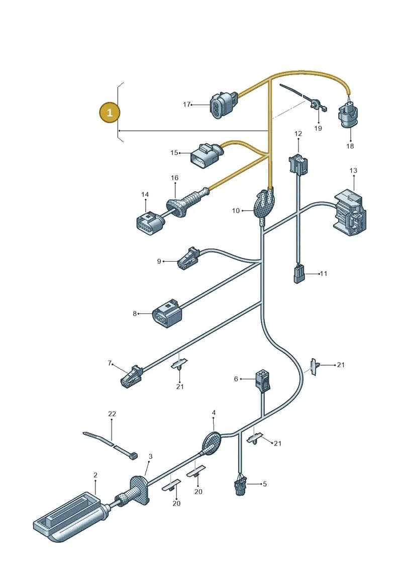 4G5971687BP — Audi A6 (2014-2018) diagram 711972370, position 1