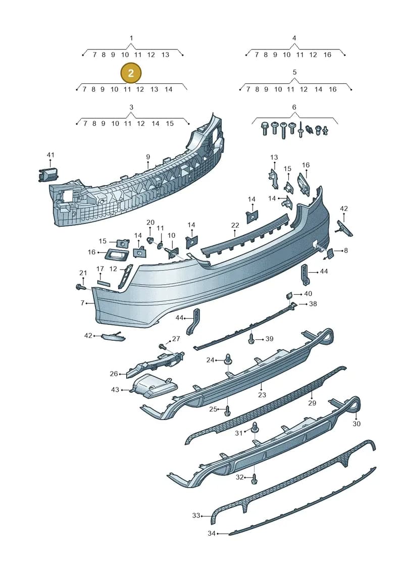 4G8807067AQGRU — Audi A7 Sportback (2014-2018) diagram 788807700, position 2