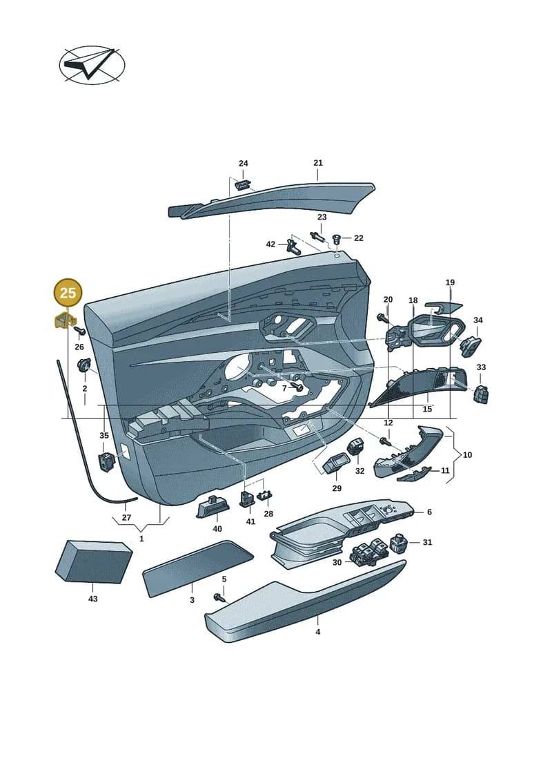 4G8831541A — Audi RS e-tron GT (2020-2025) diagram 4j1867000, position 25