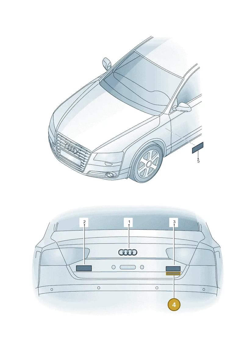 4G8853737A3Q7 — Audi A7 Sportback (2014-2018) diagram 771853700, position 4