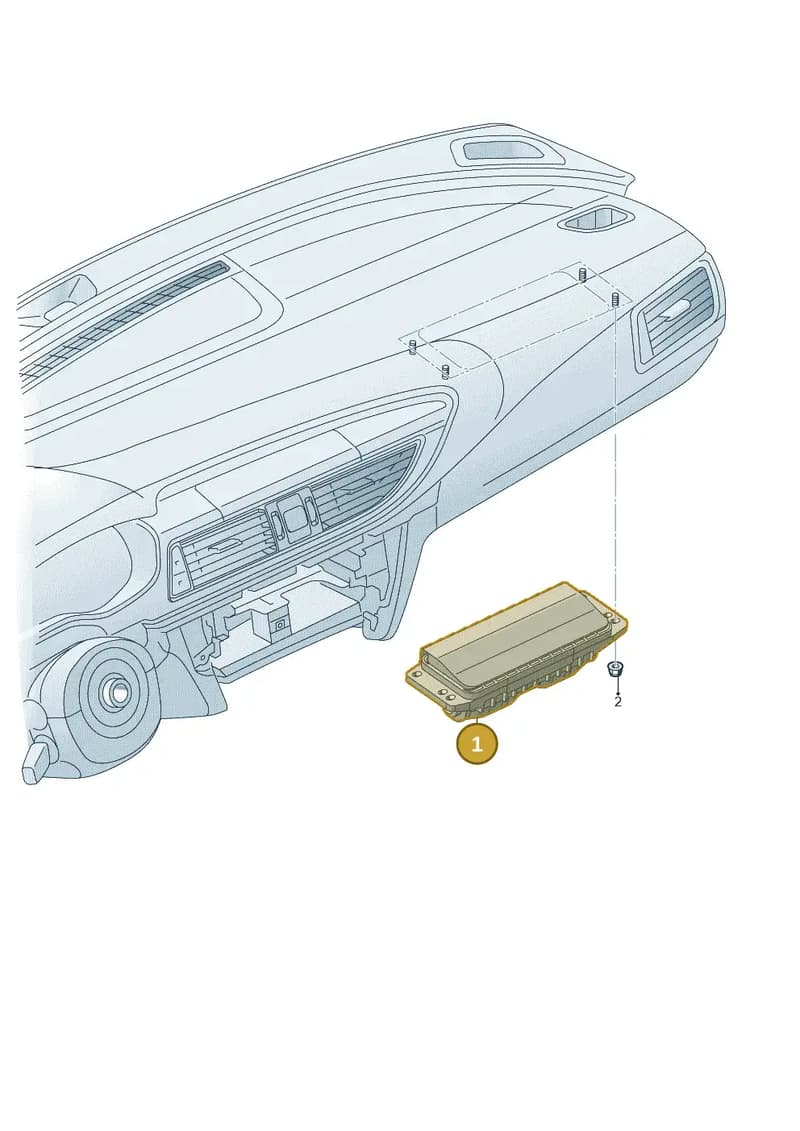 4G8880204F — Audi A7 Sportback (2014-2018) diagram 758880100, position 1