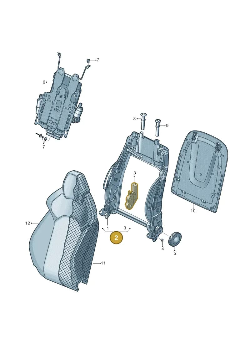 4G8881516B — Audi RS6 Avant (2013-2018) diagram 758881500, position 2