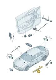4G8947424B Audi Light Fibre