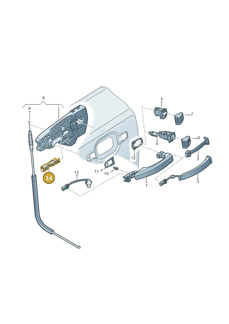 4G8959985 — Audi RS7 Sportback (2013-2018) diagram 765837000, position 14