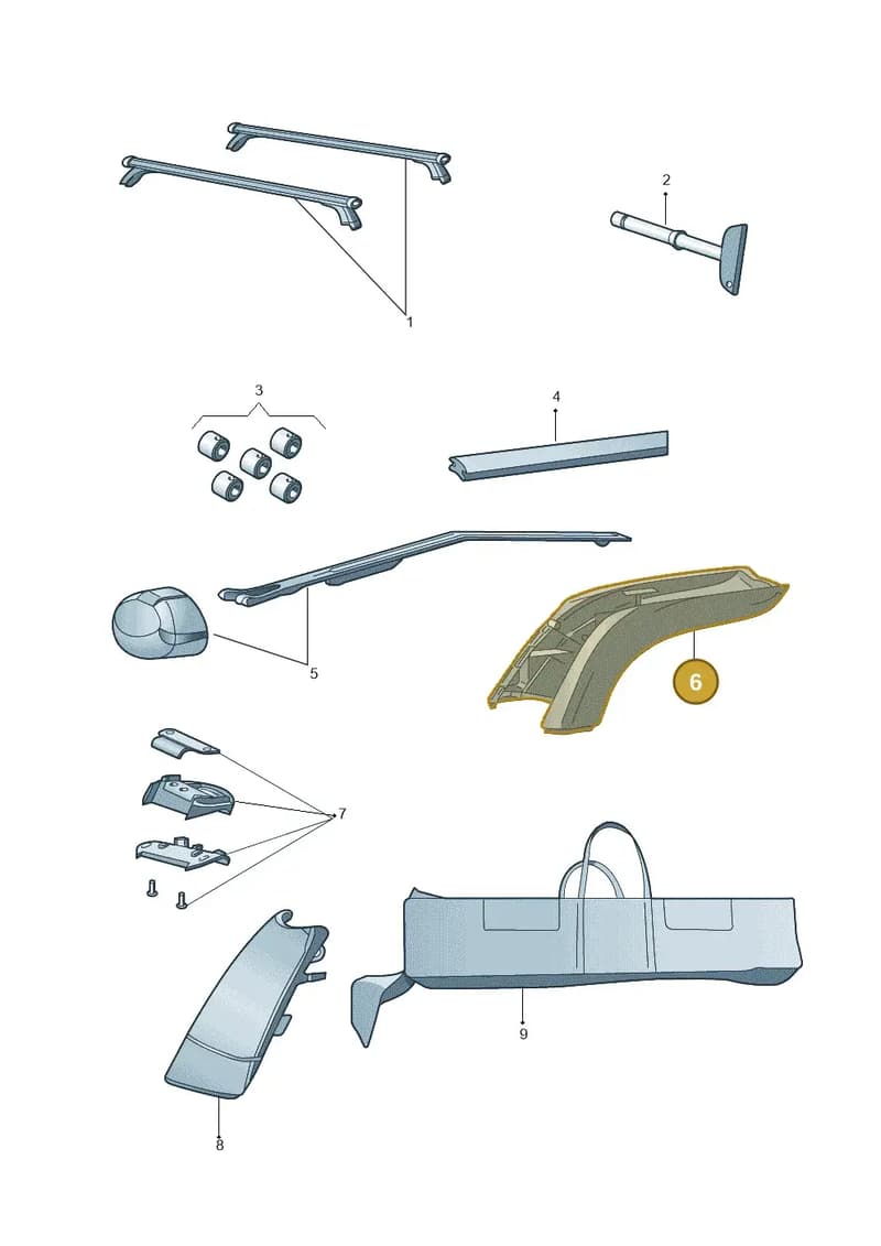 4G9071227 — Audi A6 2.0 tdi (2010-2015) diagram 758071310, position 6