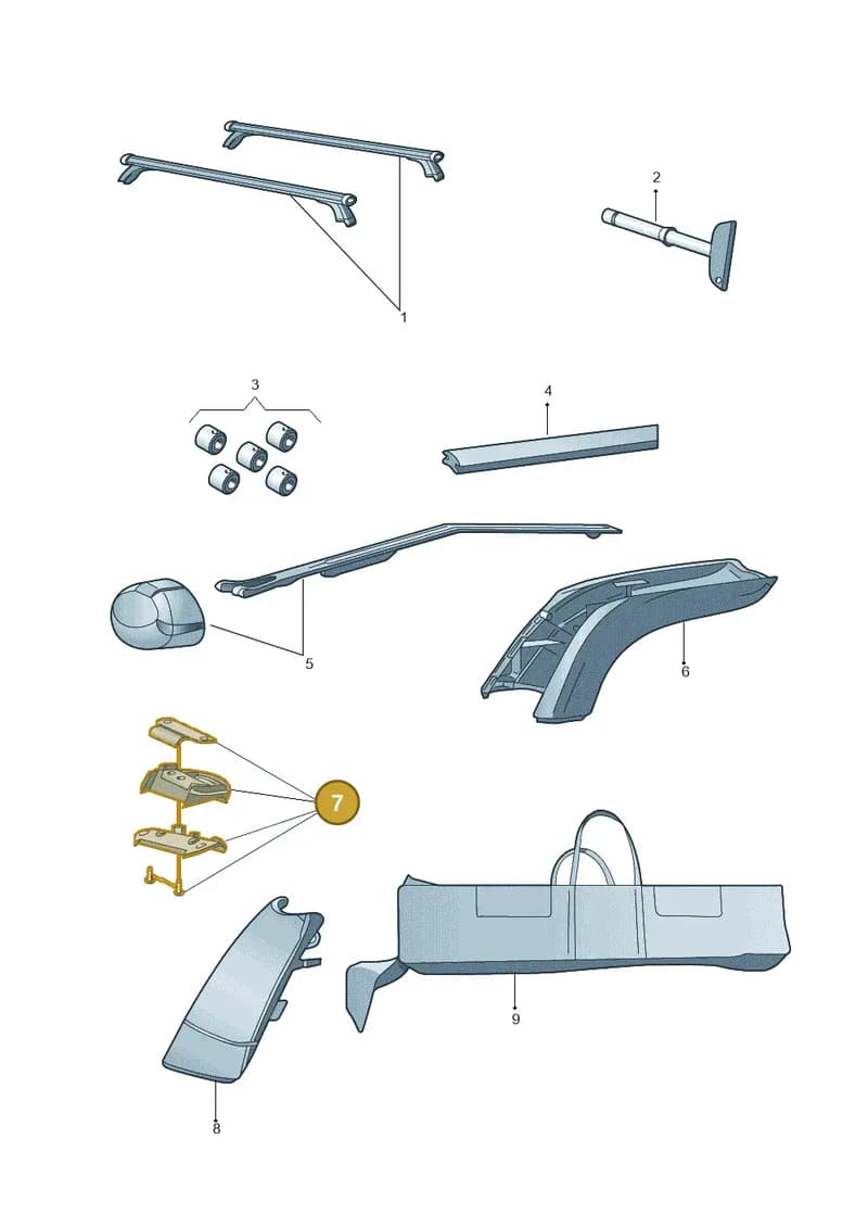 4G9071227D — Audi A6 2.0 tdi (2010-2015) diagram 758071310, position 7