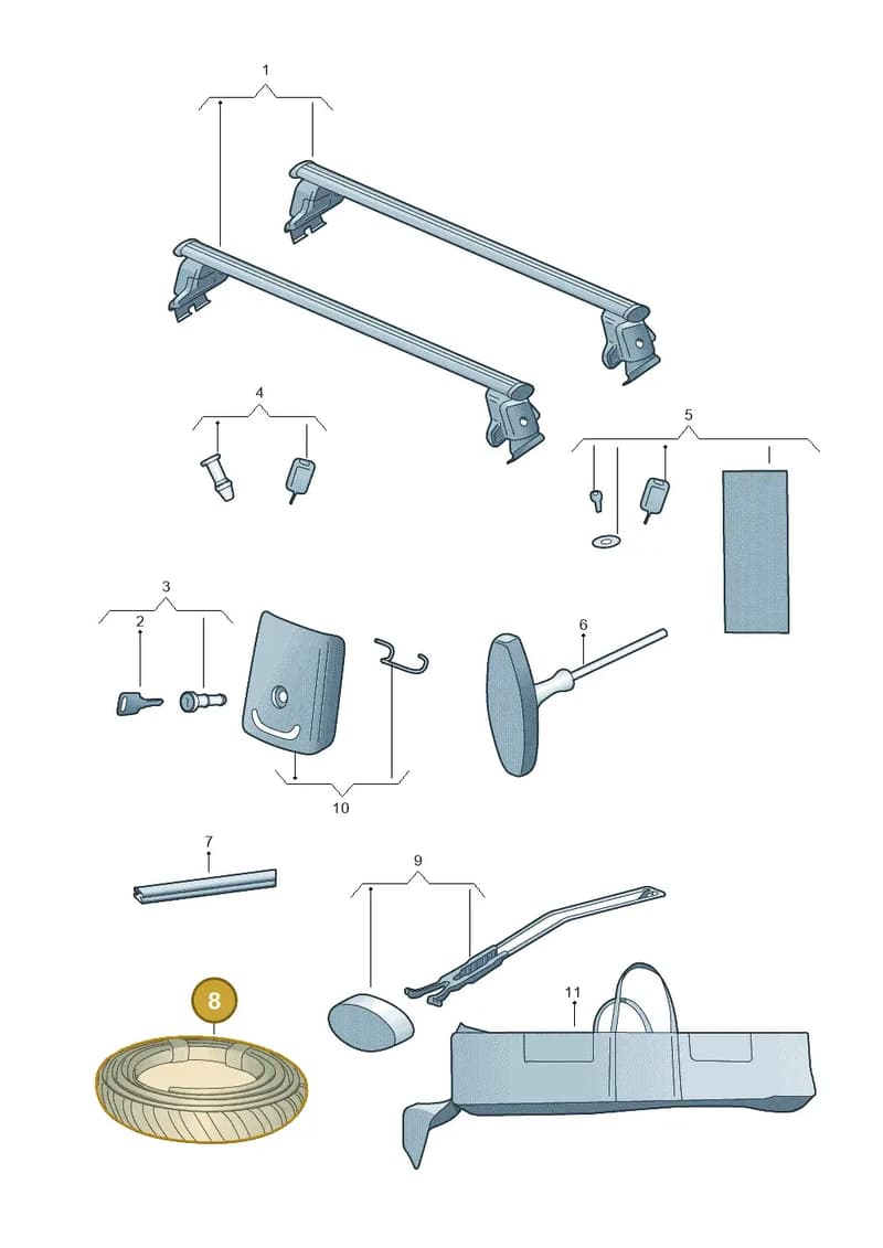 4G9071633B — Audi A1 Sportback (2014-2018) diagram 620071300, position 8