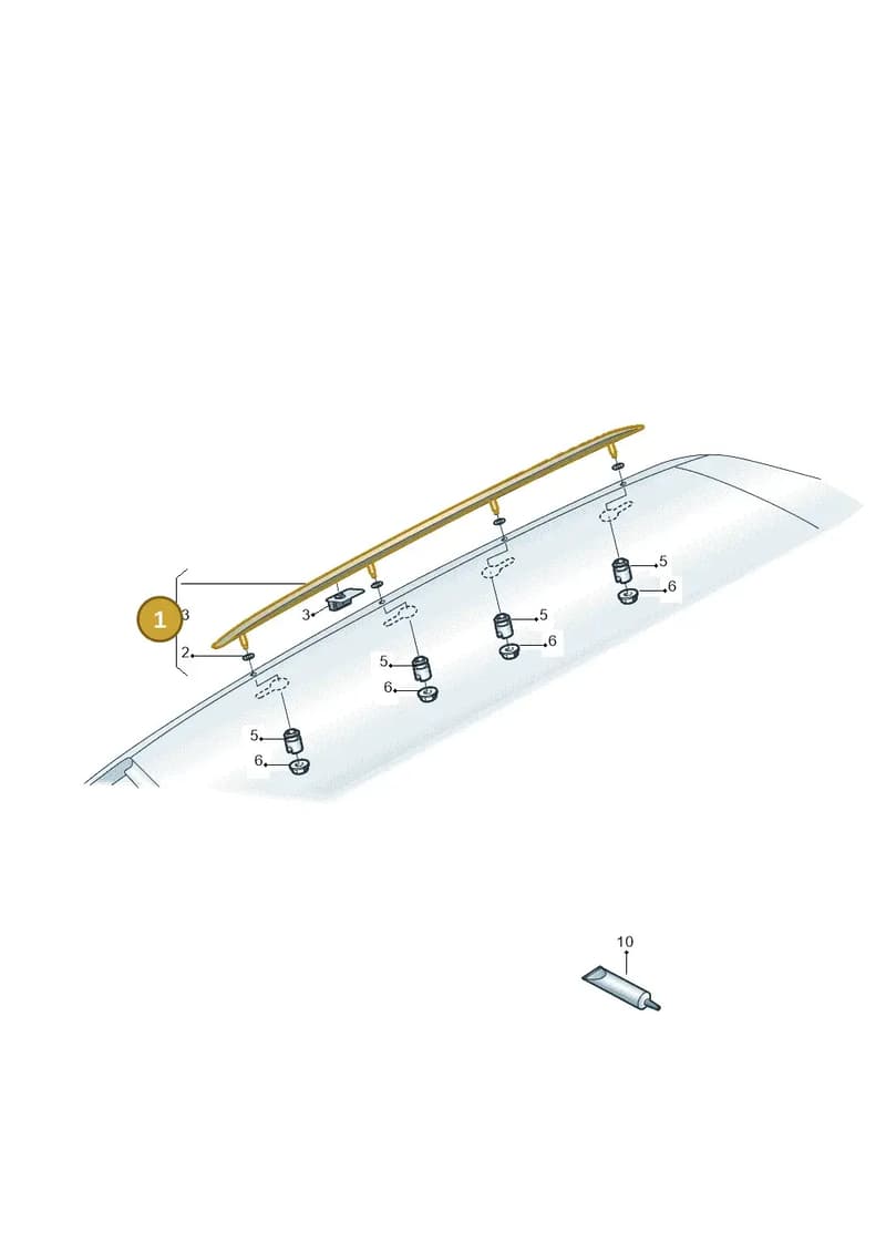 4G9860022A2ZZ — Audi A6 (2014-2018) diagram 798860500, position 1