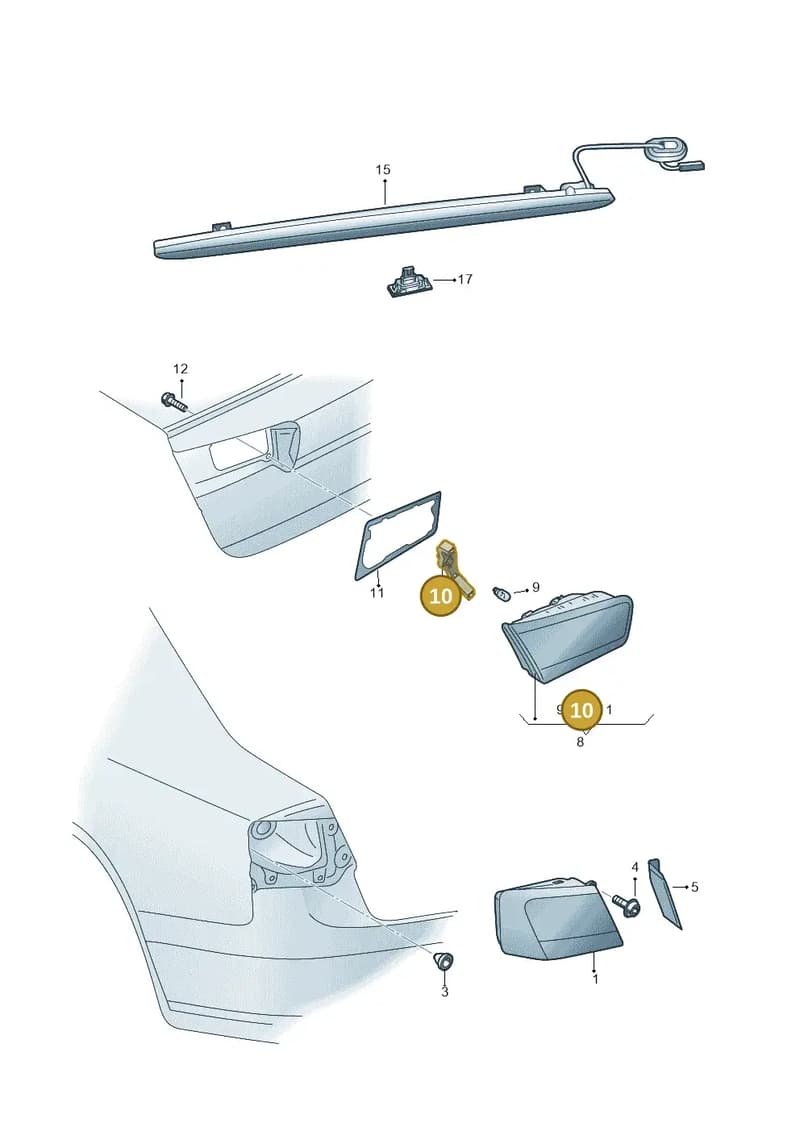 4G9945568 — Audi RS6 Avant (2013-2018) diagram 758945000, position 10