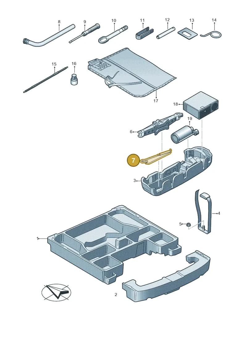 4H0011221 — Audi RS3 Limousine (2017-2020) diagram 853011150, position 7