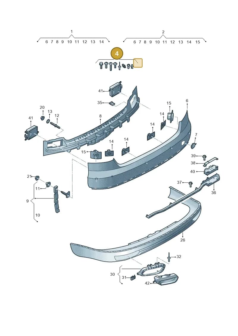4H0098627 — Audi A8 (2013-2018) diagram 771807650, position 4
