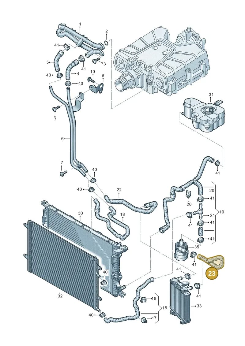 4H0121058E — Audi A8 (2013-2018) diagram 771121160, position 23