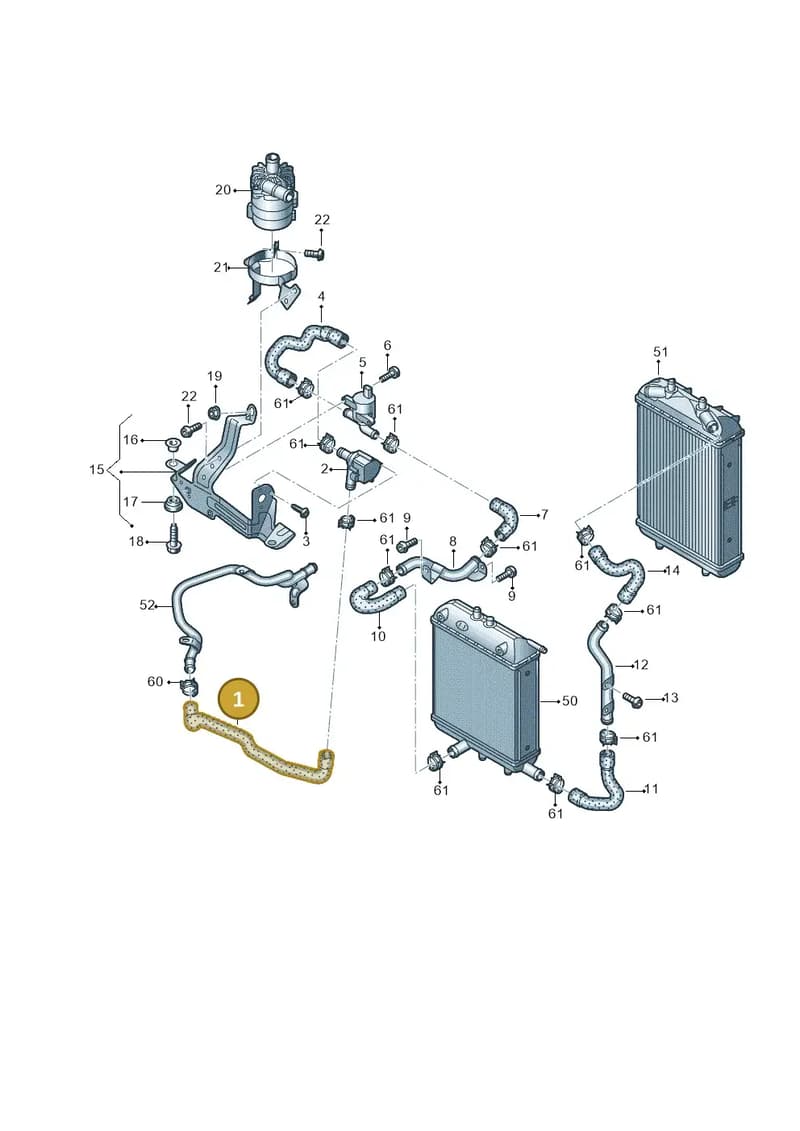 4H0121082AK — Audi A8 (2013-2018) diagram 771121430, position 1