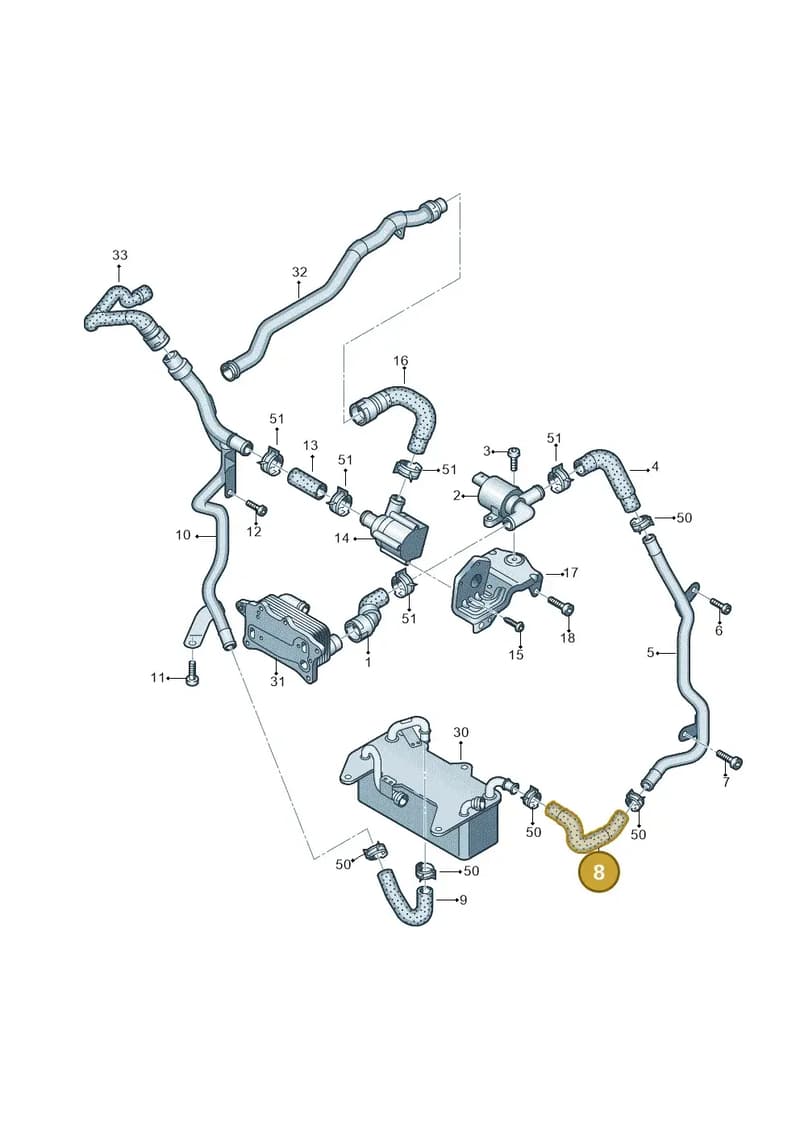 4H0121448Q — Audi A8 (2013-2018) diagram 771121170, position 8