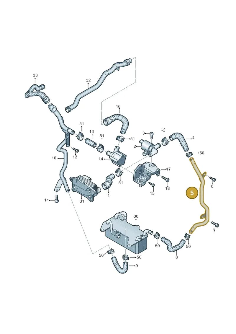 4H0121481AG — Audi A8 (2013-2018) diagram 771121170, position 5
