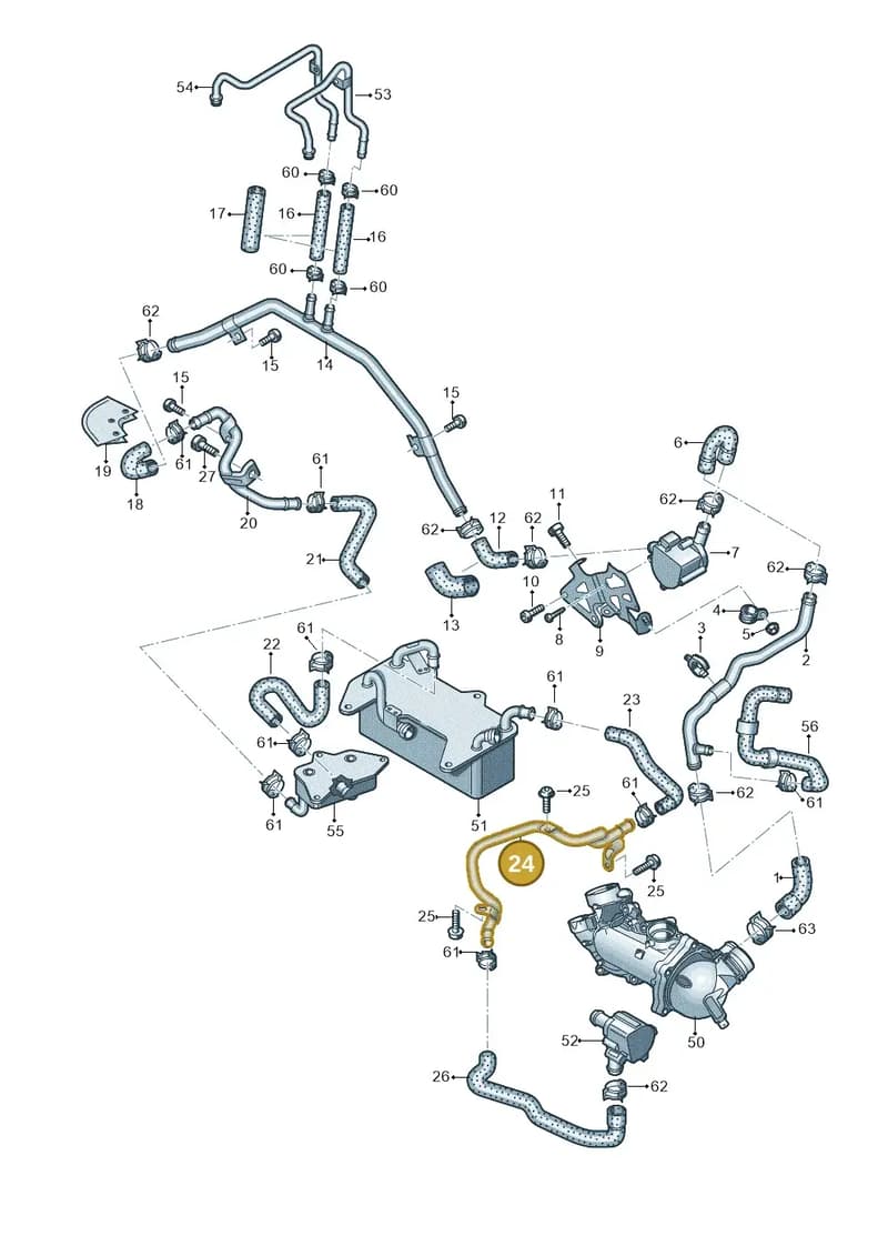 4H0121481AH — Audi A8 (2013-2018) diagram 771121420, position 24