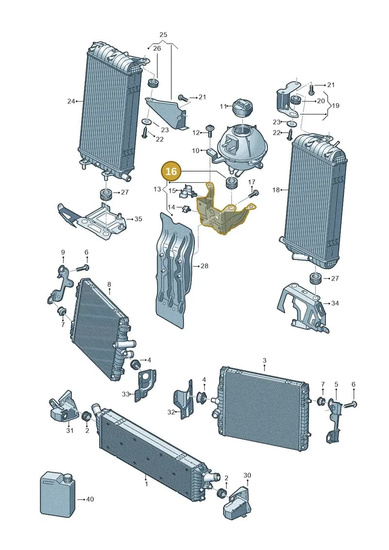 4H0121585 — Audi R8 Spyder (2015-2024) diagram 872121700, position 16