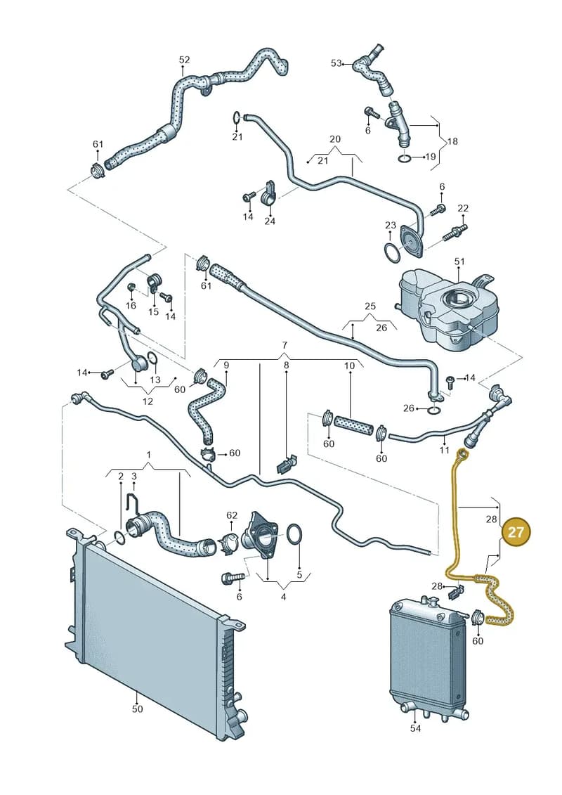 4H0122063A — Audi A8 (2013-2018) diagram 771121400, position 27