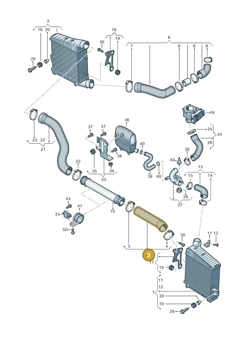 4H0145709N — Audi A8 (2013-2018) diagram 771145440, position 3