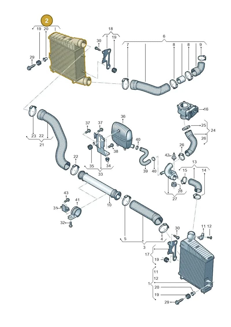 4H0145806K — Audi A8 (2013-2018) diagram 771145440, position 2