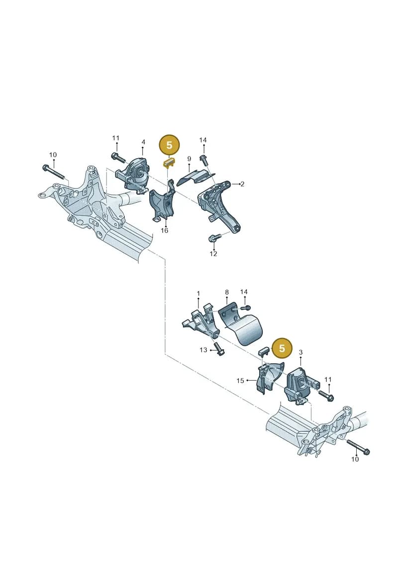 4H0199340B — Audi A7 Sportback (2014-2018) diagram 788199750, position 5
