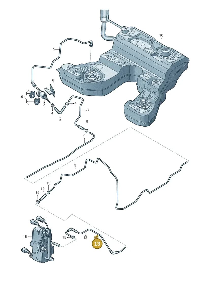 4H0201449B — Audi Q7 (2015-2025) diagram 859261300, position 13