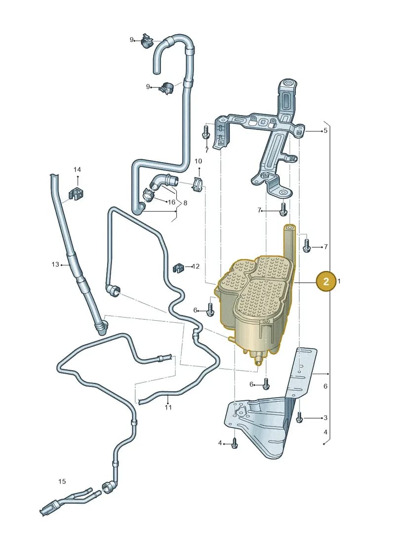 4H0201801A — Audi Q7 (2015-2025) diagram 859201840, position 2