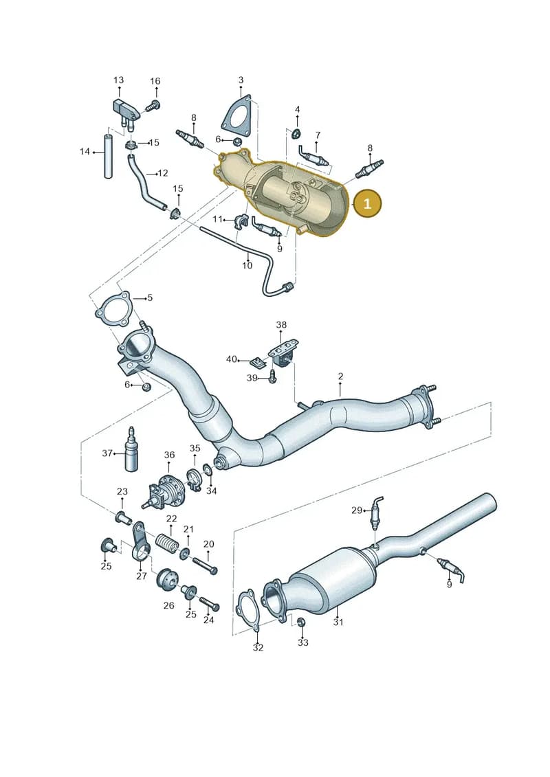 4H0254750FX — Audi A8 (2013-2018) diagram 771253560, position 1