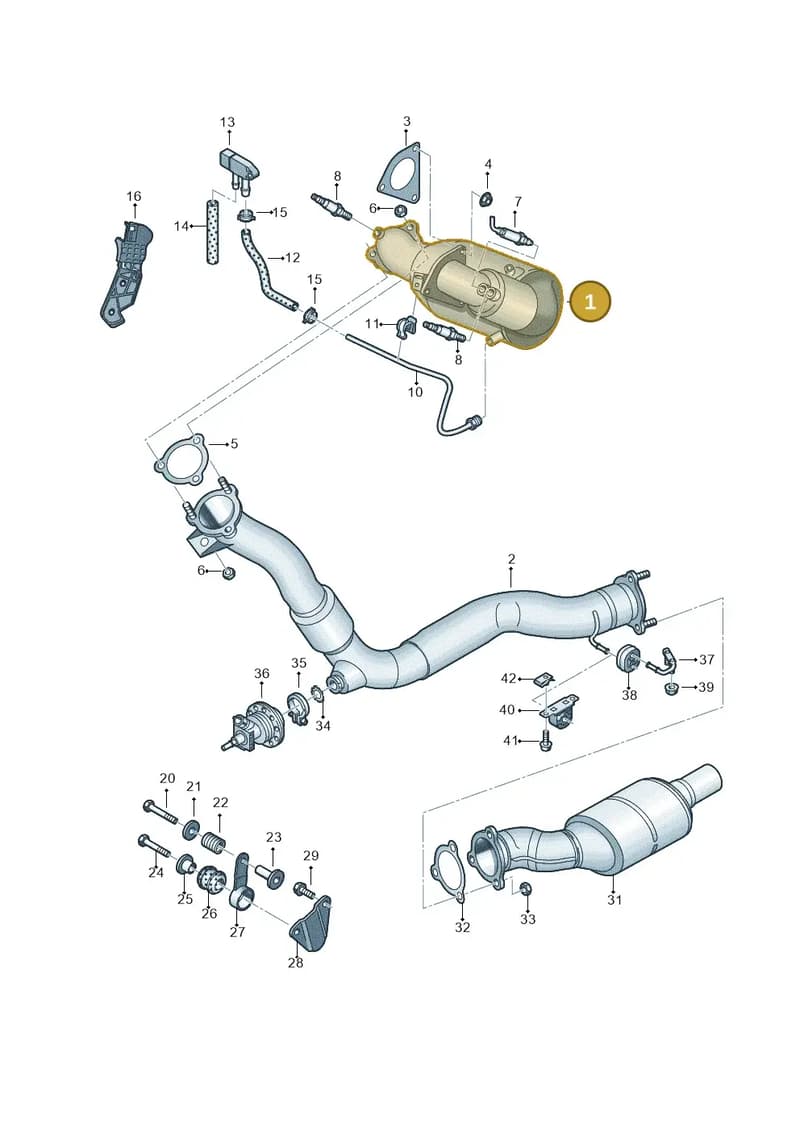 4H0254750HX — Audi A7 Sportback (2010-2015) diagram 725253750, position 1